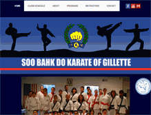 Tablet Screenshot of karate4peace.com